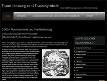 Tablet Screenshot of online-traumdeutung.com